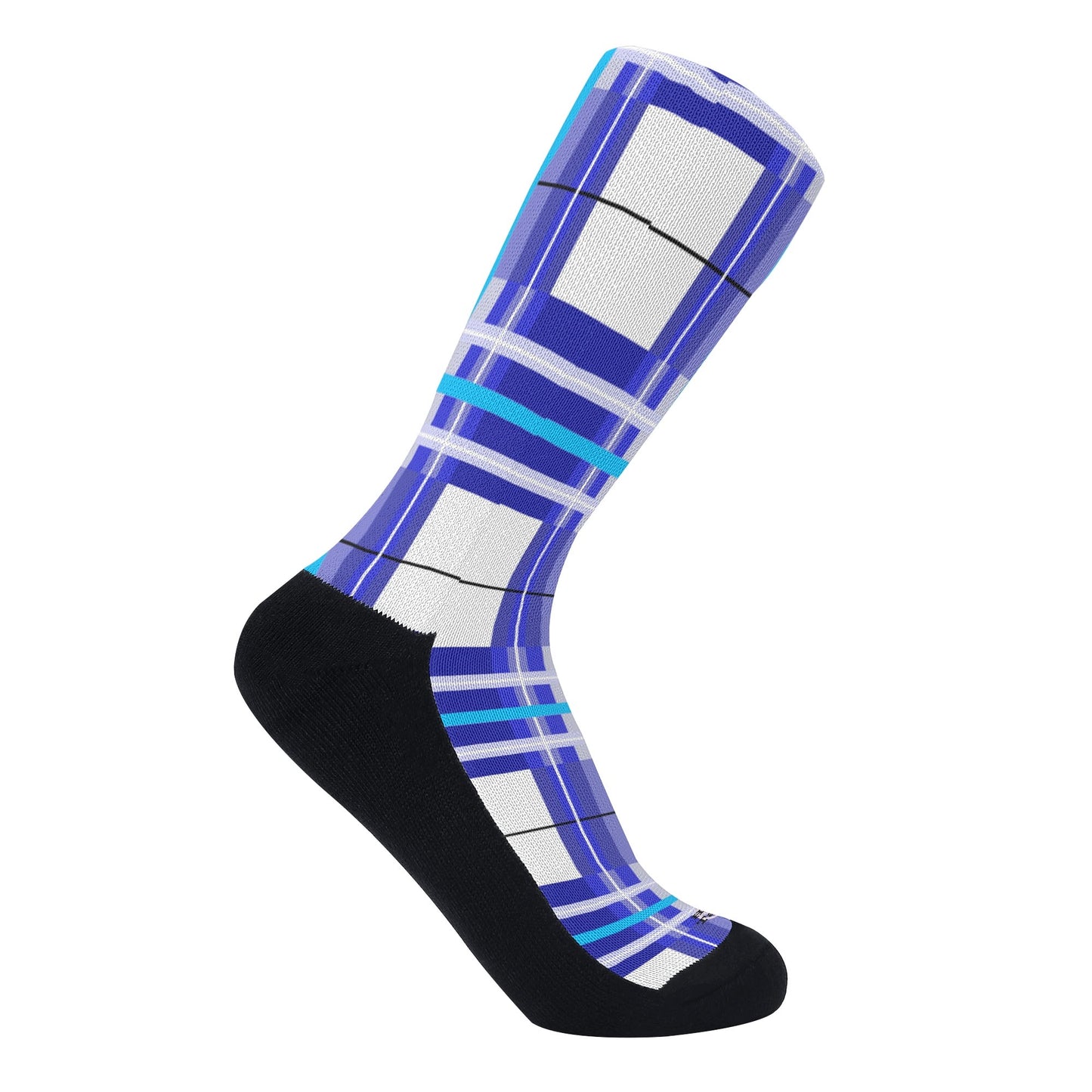 Happy Tartan Crew Socks - Free p&p Worldwide