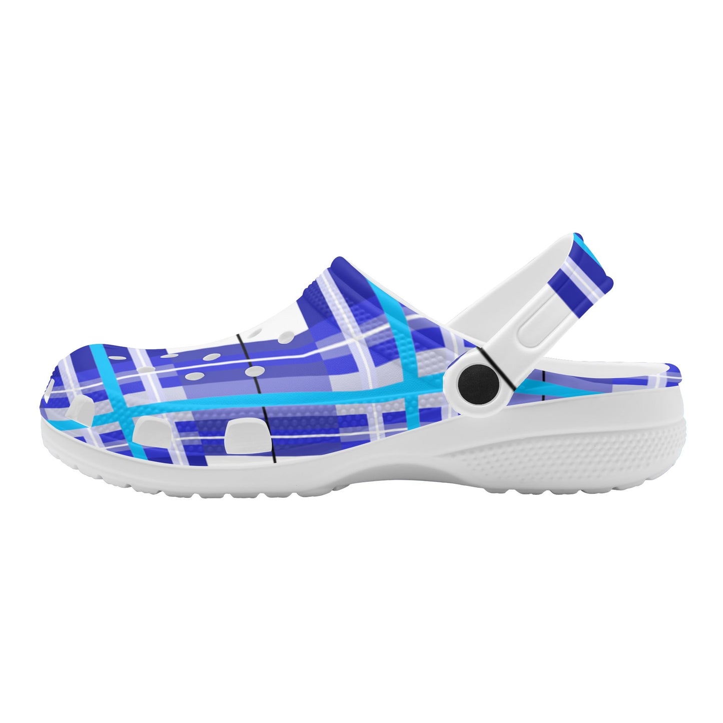 ✨'Cumbrae Sky' Happy Tartan® Adult Classic Clogs✨