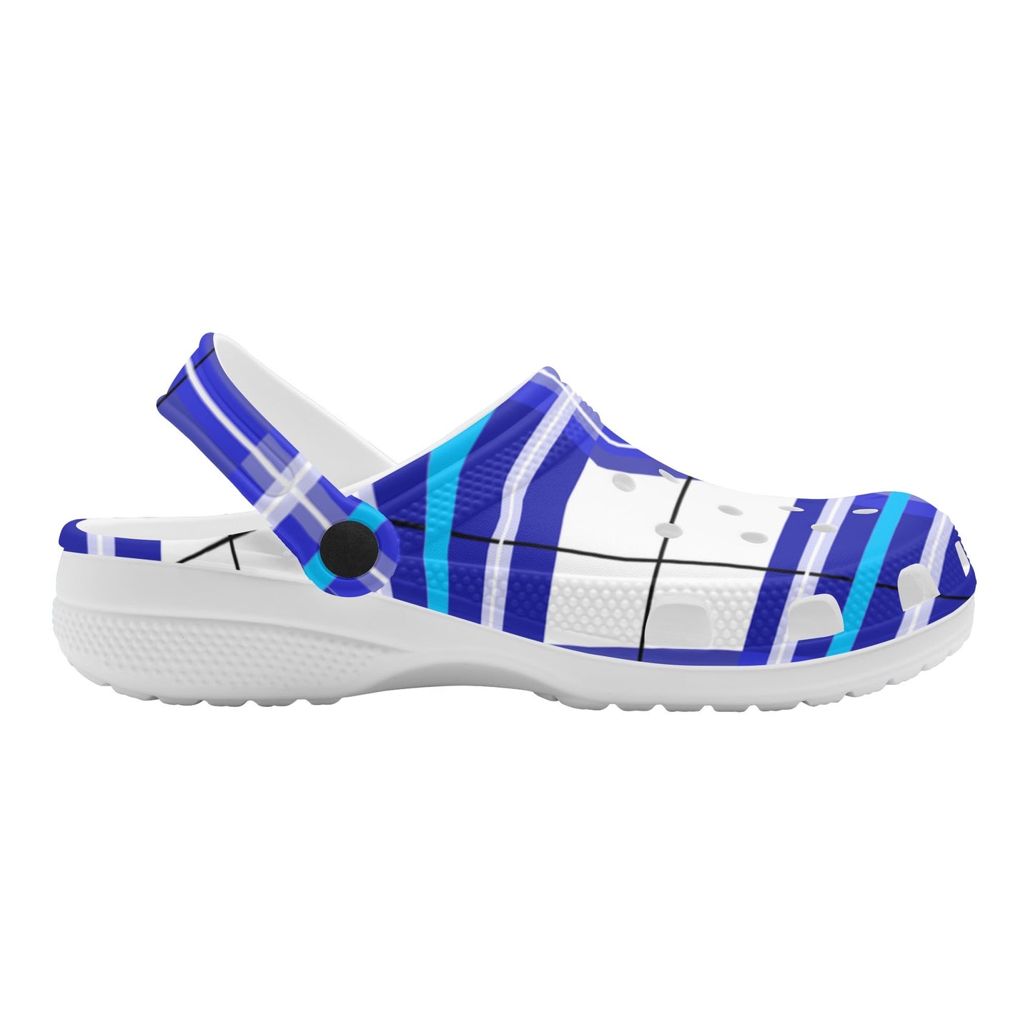 ✨'Cumbrae Sky' Happy Tartan® Adult Classic Clogs✨