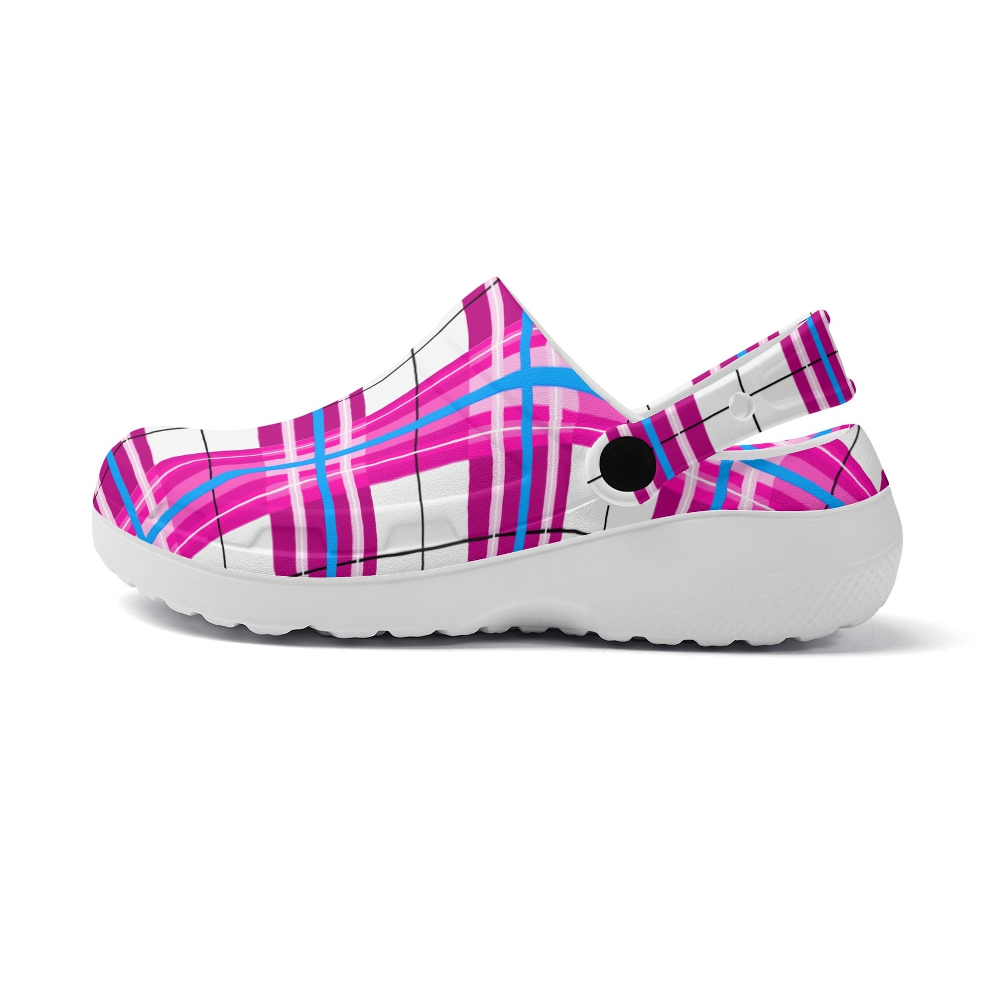 ✨'Islay' Happy Tartan® Adult Soft Nurse Clogs with no holes✨ - Happy Tartan