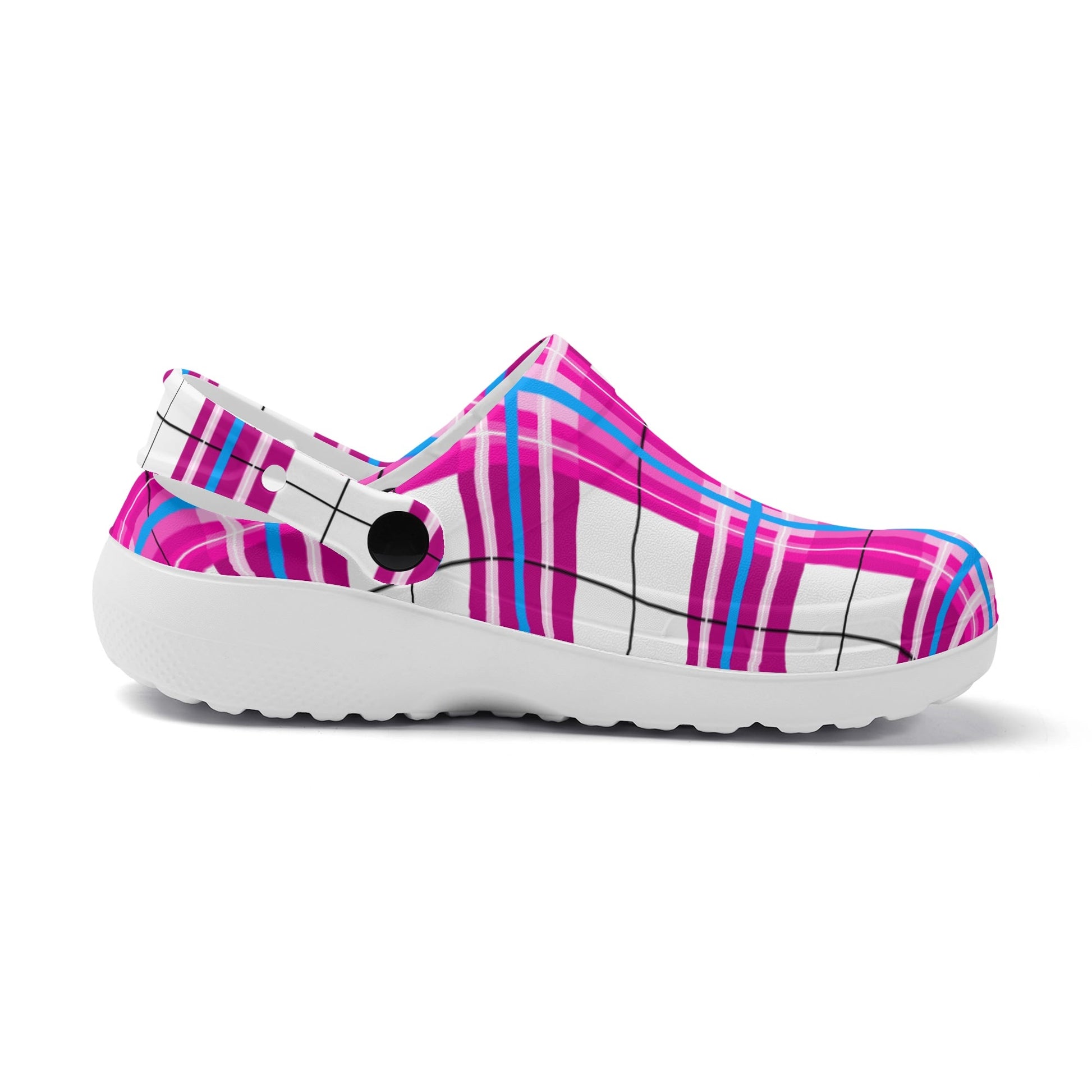 ✨'Islay' Happy Tartan® Adult Soft Nurse Clogs with no holes✨ - Happy Tartan