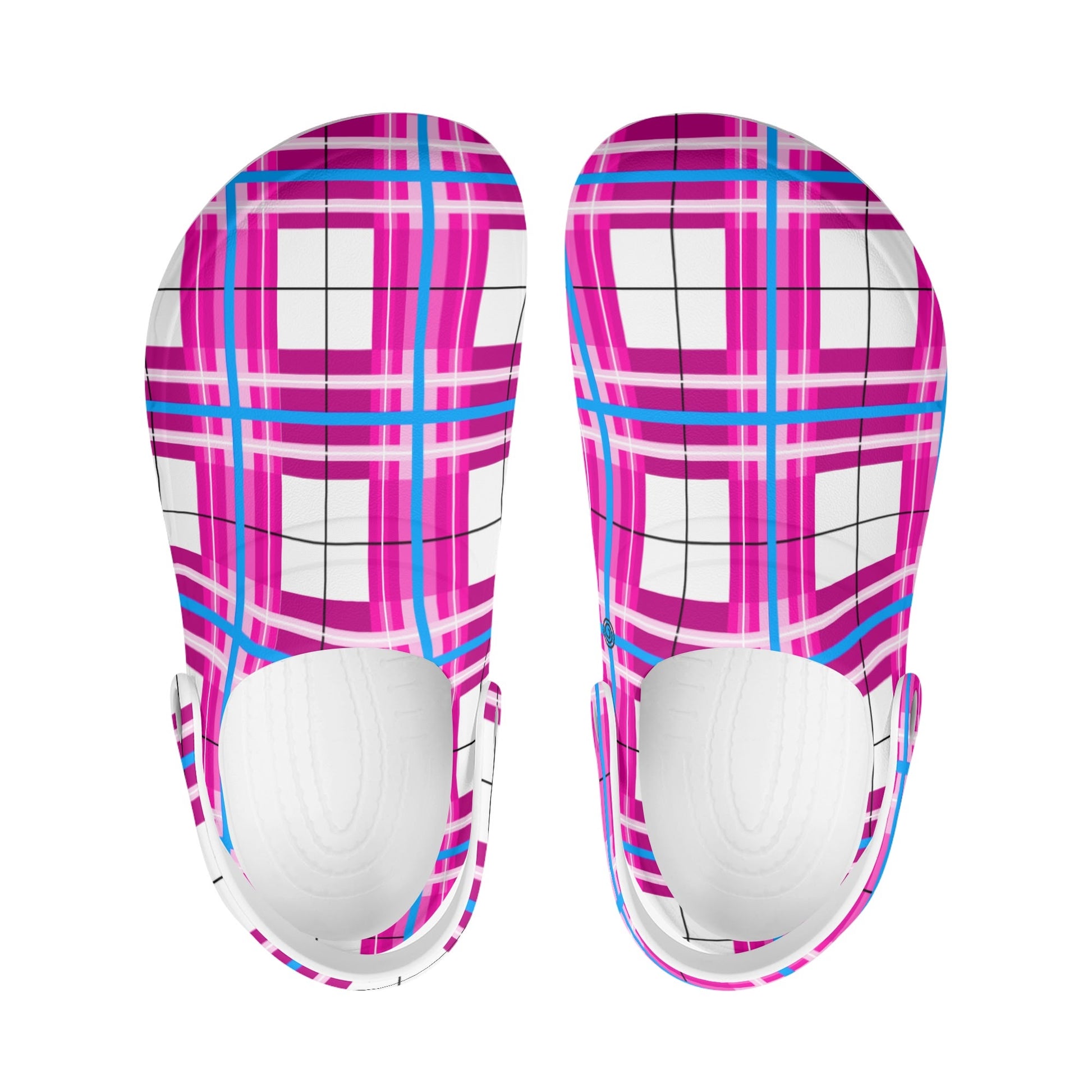 ✨'Islay' Happy Tartan® Adult Soft Nurse Clogs with no holes✨ - Happy Tartan