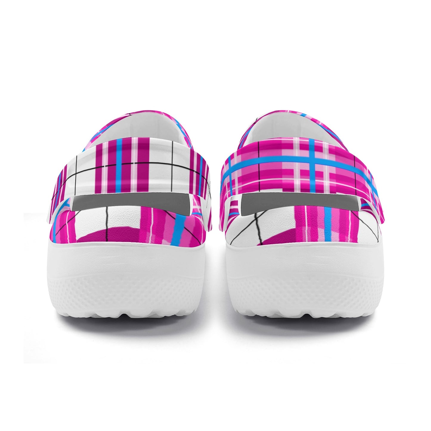✨'Islay' Happy Tartan® Adult Soft Nurse Clogs with no holes✨ - Happy Tartan