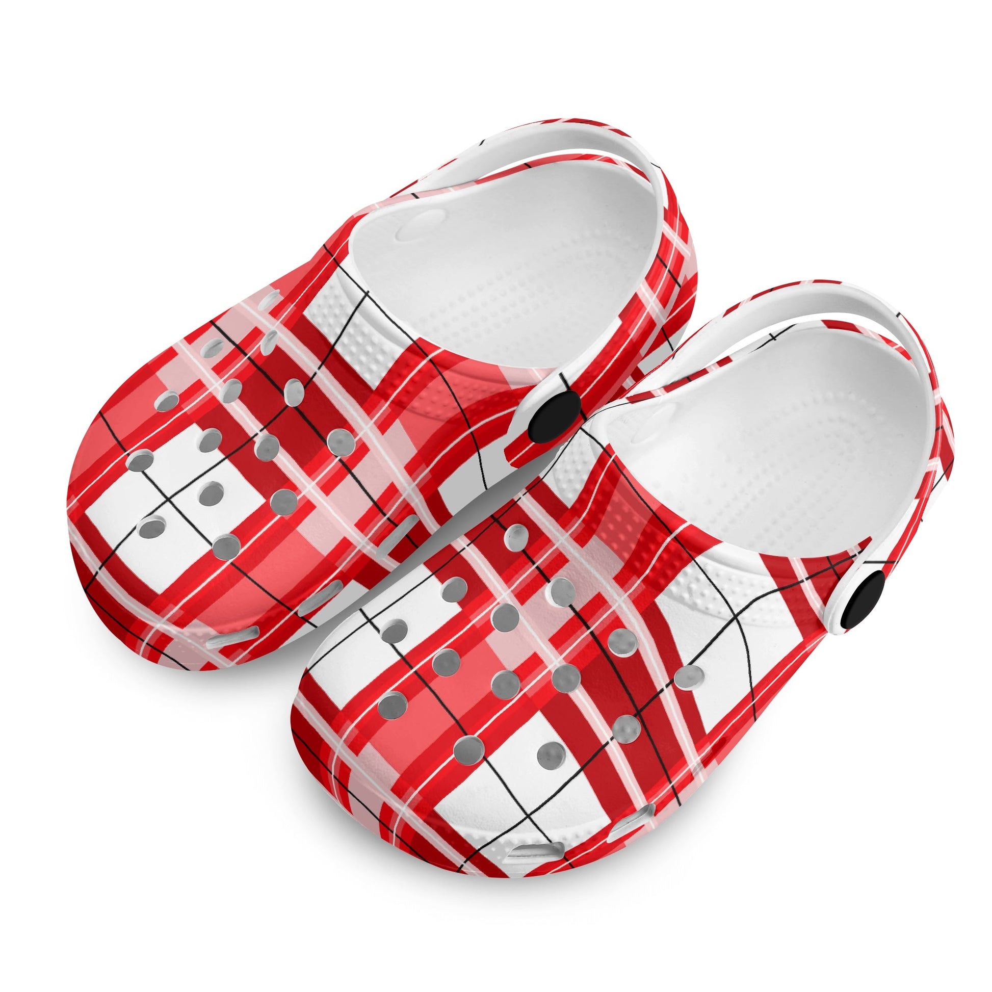 Kids Tartan Clogs – 'Mull Sky, Bute' Happy Feet | Happy Tartan® - Happy Tartan