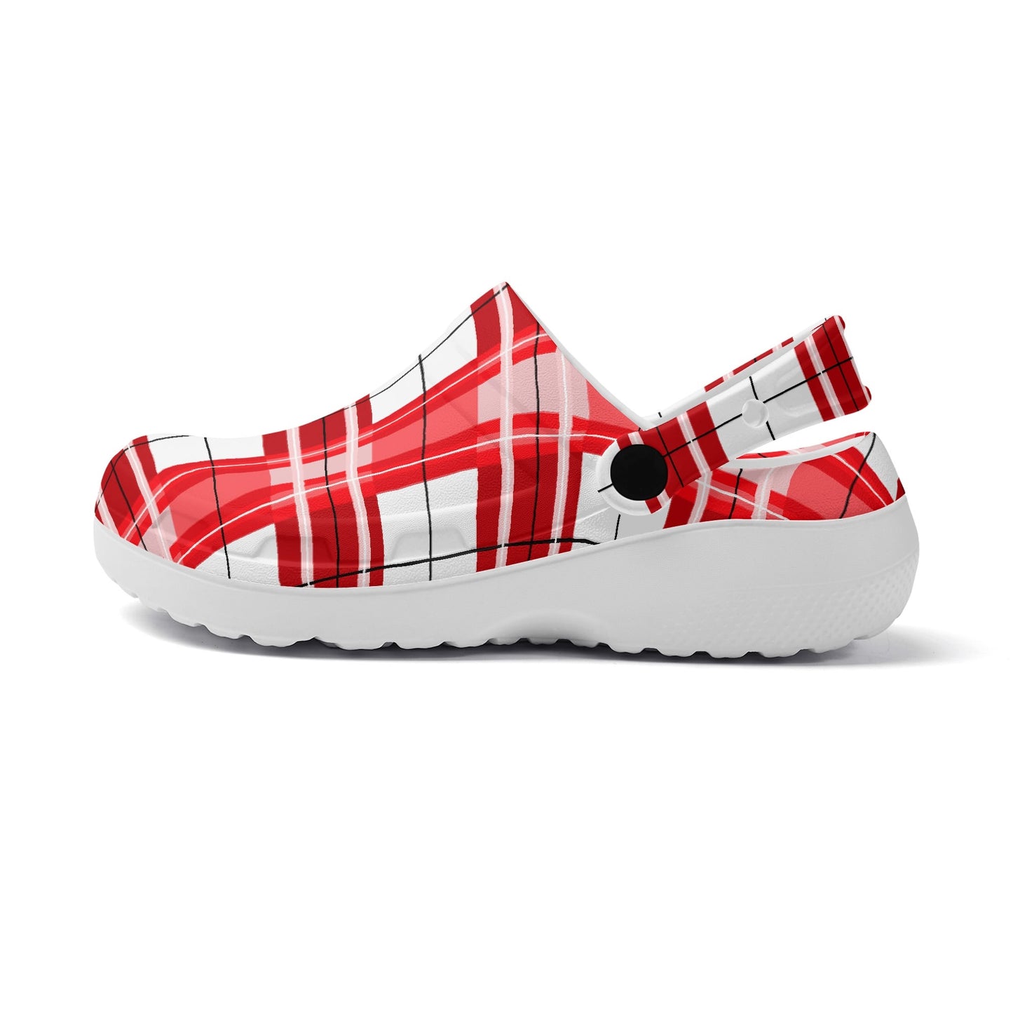 ✨'Mull Sky' Happy Tartan® Adult Soft Clog Nurses with no holes✨ - Happy Tartan