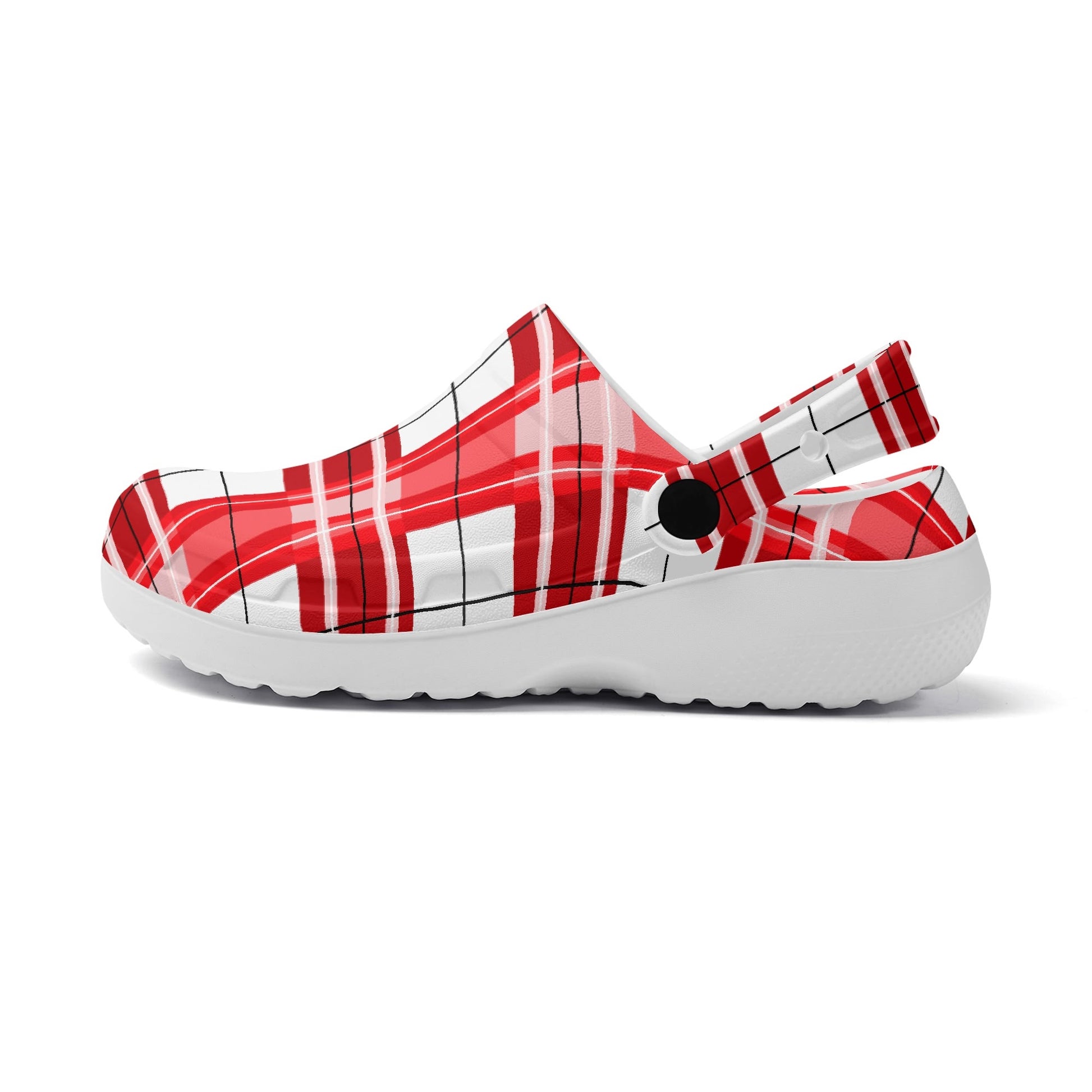 ✨'Mull Sky' Happy Tartan® Adult Soft Clog Nurses with no holes✨ - Happy Tartan