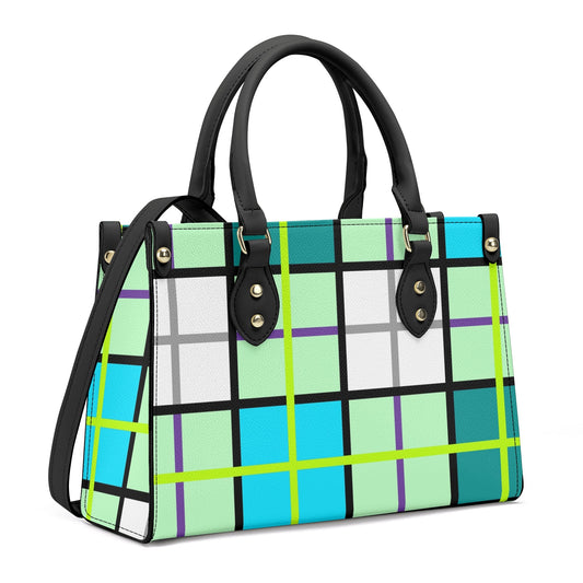 'Clyde Sky Green' Happy Tartan® Handbag