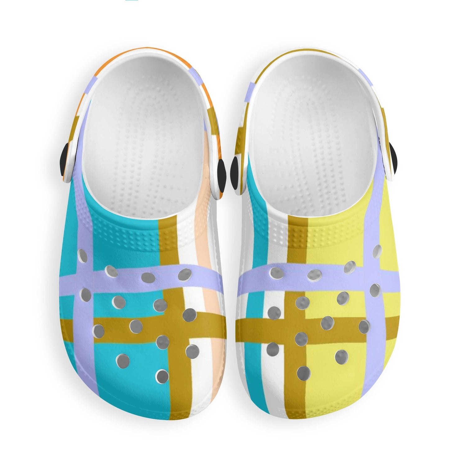 Kids Tartan Clogs – 'Kingarth Bay, Bute' Happy Feet | Happy Tartan® - Happy Tartan