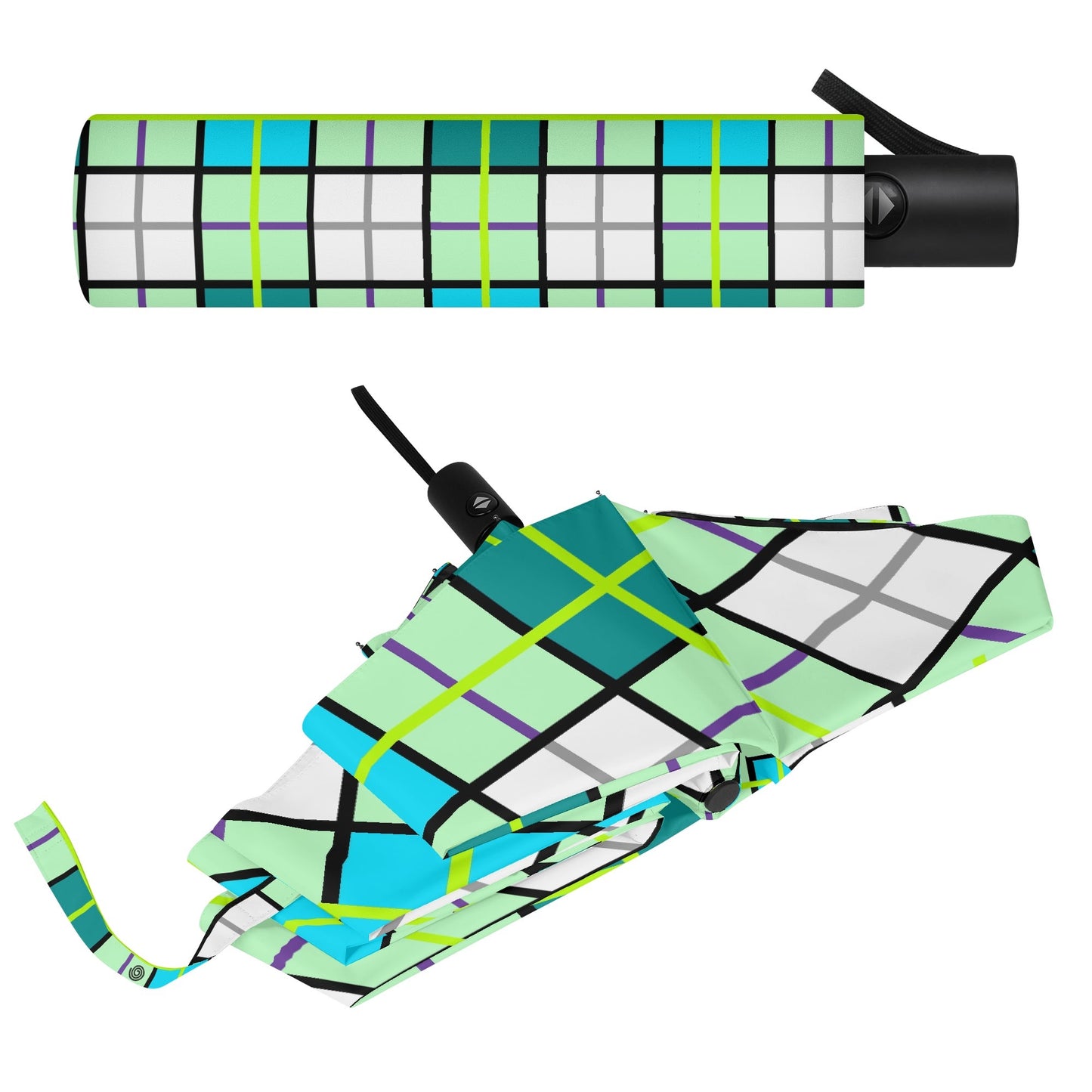 ✨'Clyde Sky Green' Happy Tartan® Umbrella✨