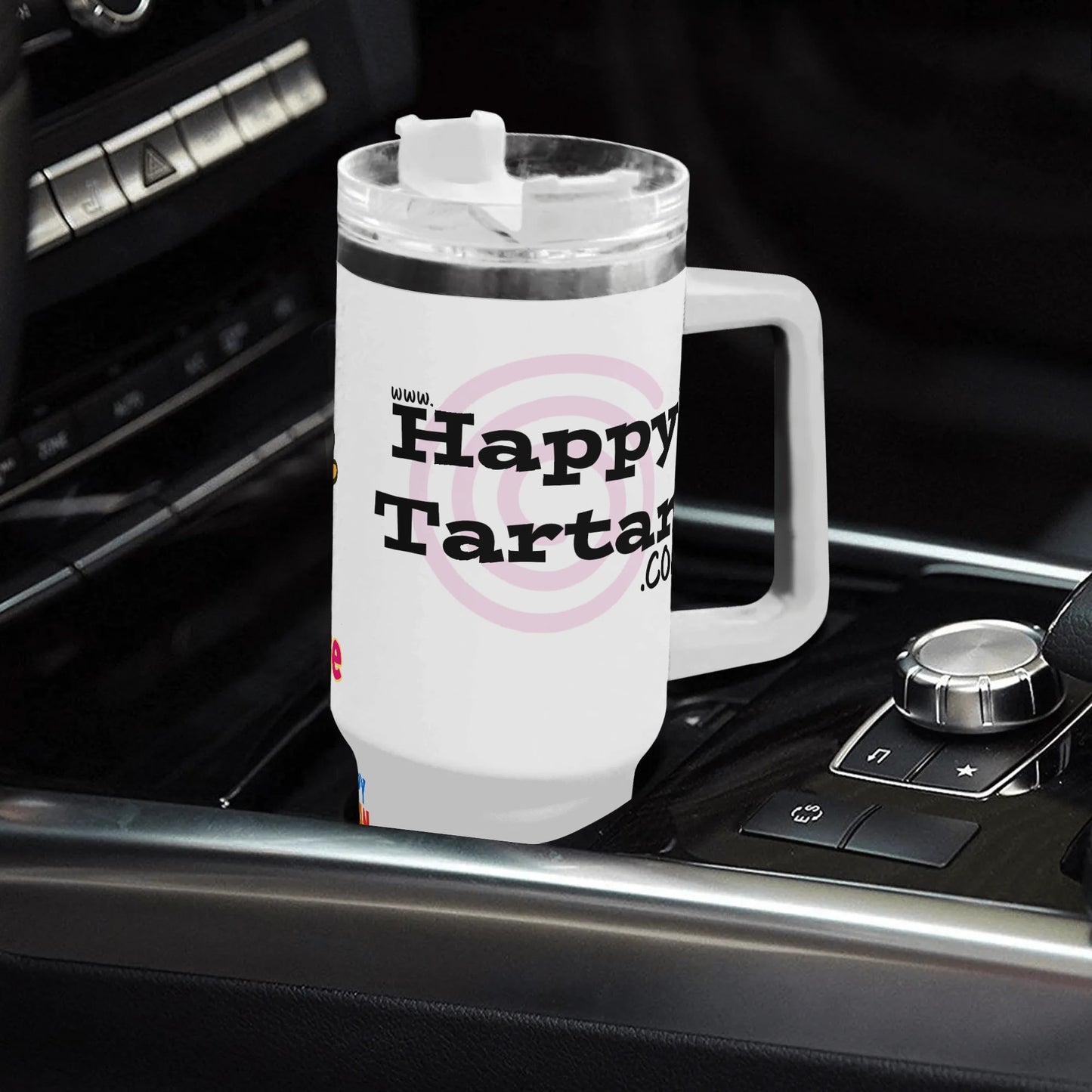 🍎 Bonnie's Personalized 40oz Tumbler – With Handle &amp; Straw