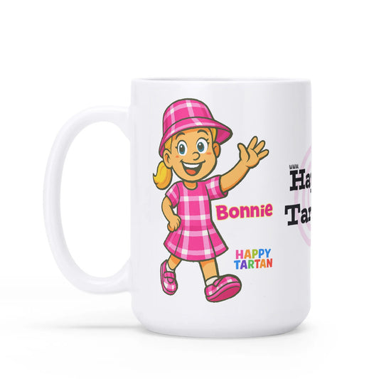 ☕ Bonnie’s Classic White Glossy Mug (15 oz)