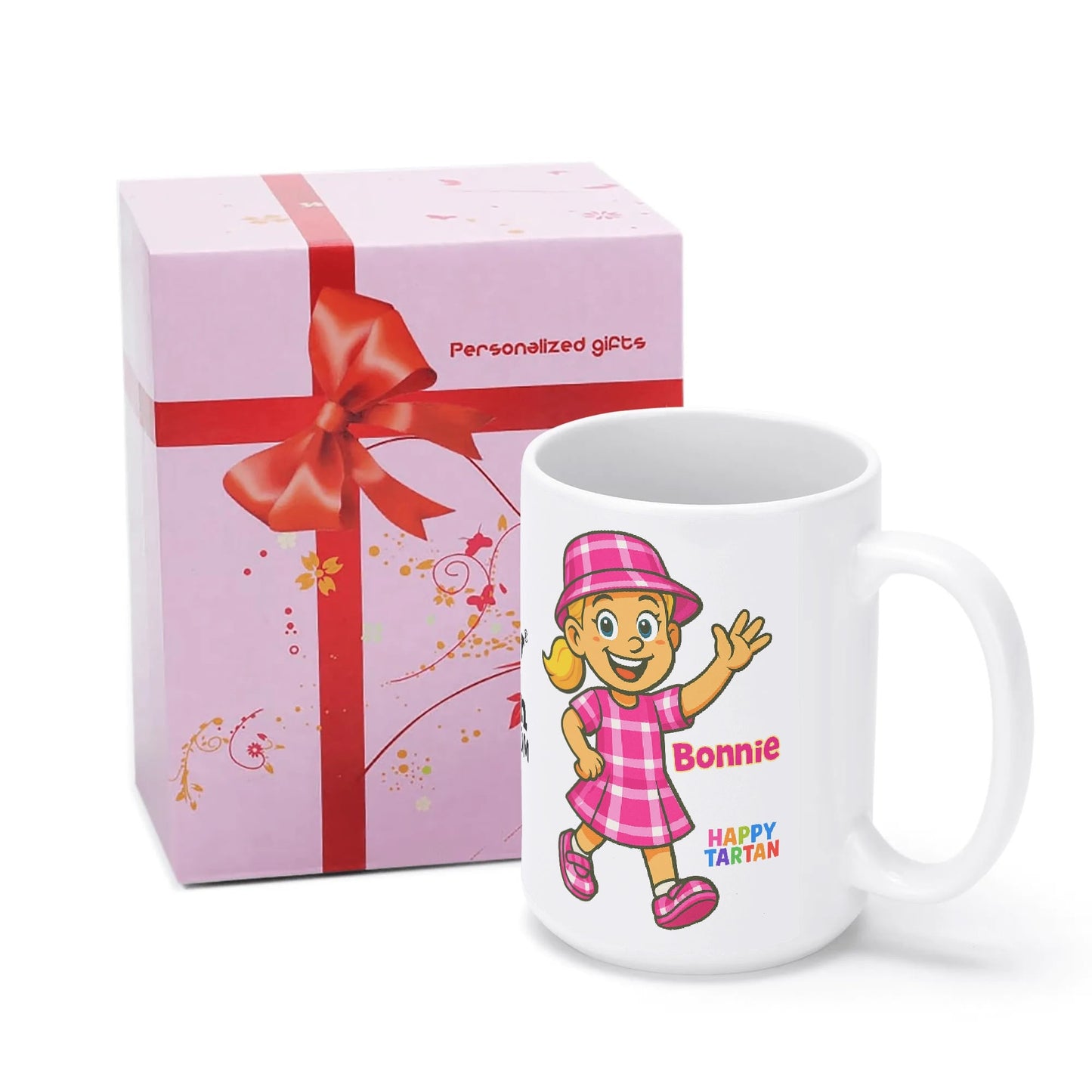 ☕ Bonnie’s Classic White Glossy Mug (15 oz)