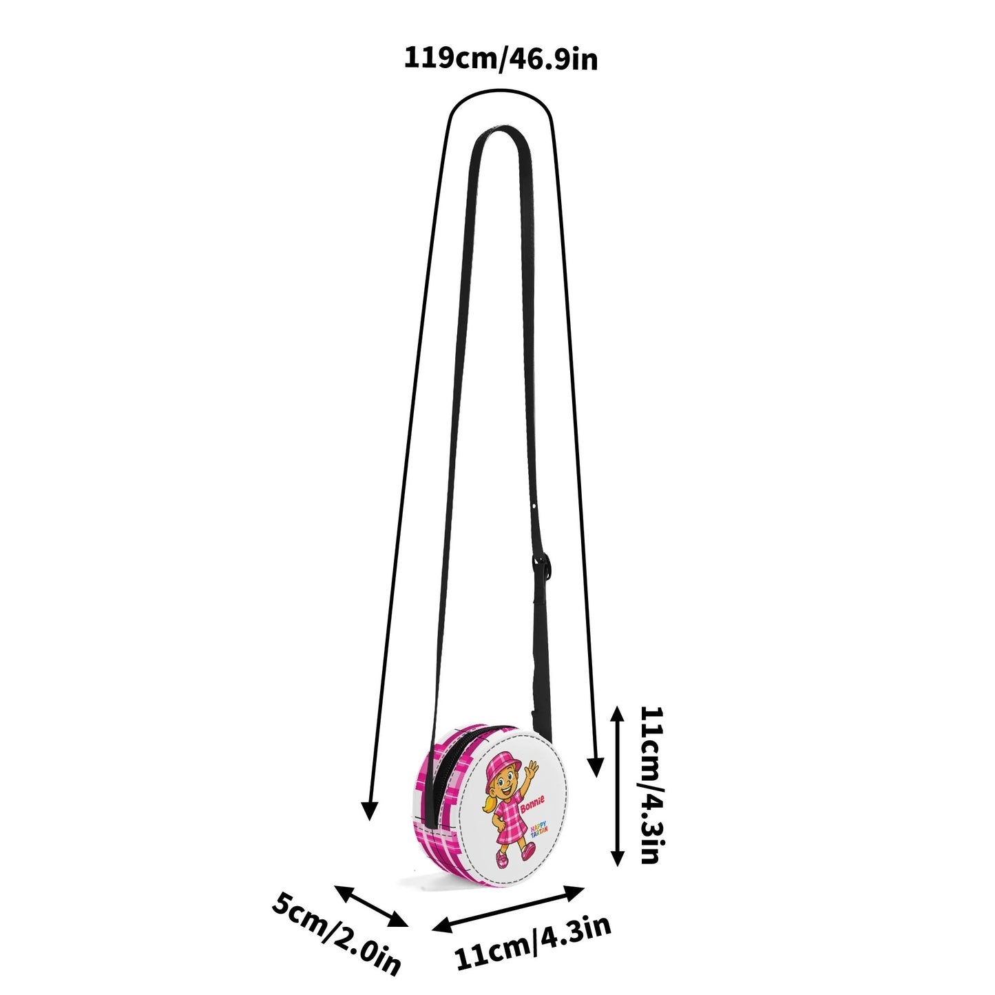 🎀 Bonnie's Kids' Mini Round Purse