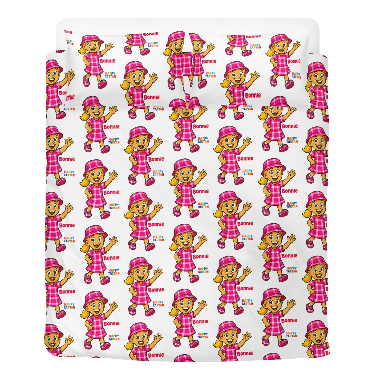 🛏️ Bonnie's Custom Printed 3-Piece Bedding Set