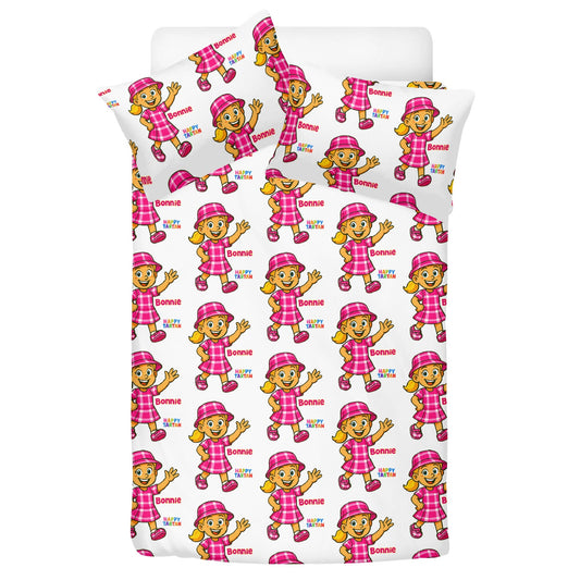 🛏️ Bonnie's Custom Printed 3-Piece Bedding Set