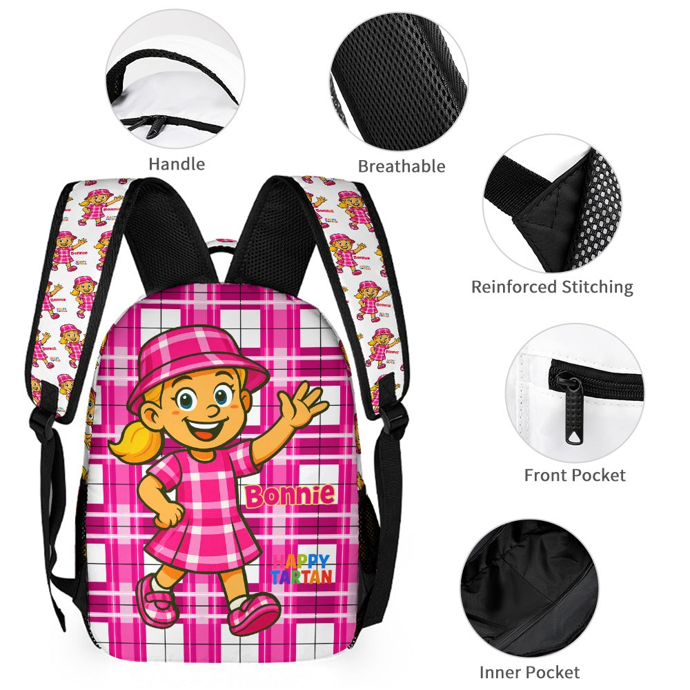 🎒 Bonnie’s Back-to-School Trio Set - Backpack - Lunch Bag - Pencil Case🎒