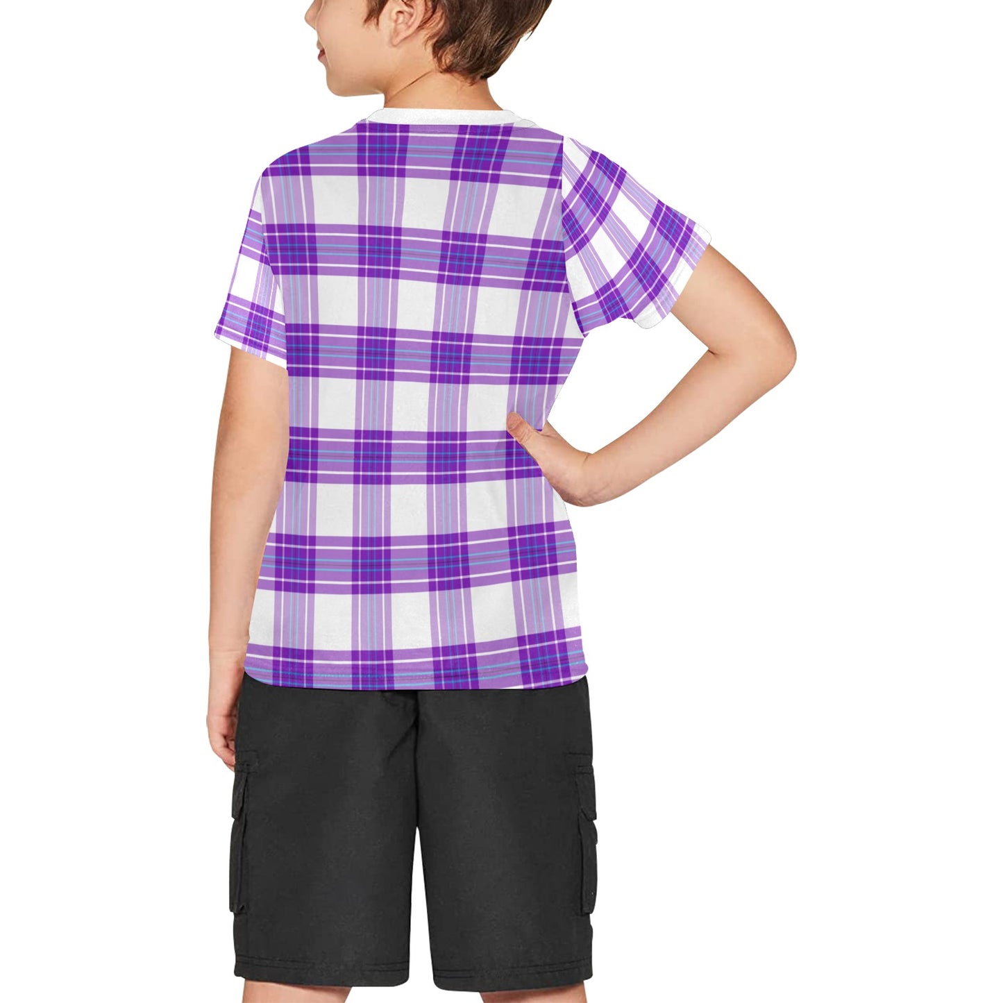 Isle of Bute Tartan Festival Youth T - Purple