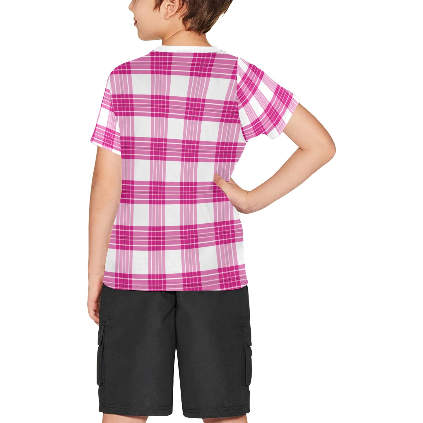Isle of Bute Tartan Festival Youth T - Pink