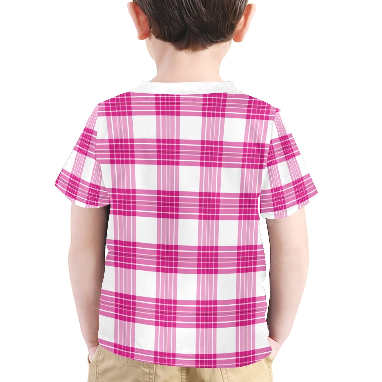 Isle of Bute Tartan Festival Pink Kids T - Free p&p