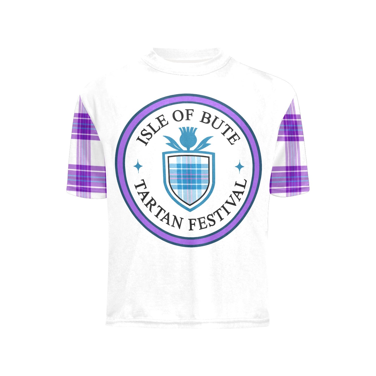 Isle of Bute Tartan Festival Youth T - Purple