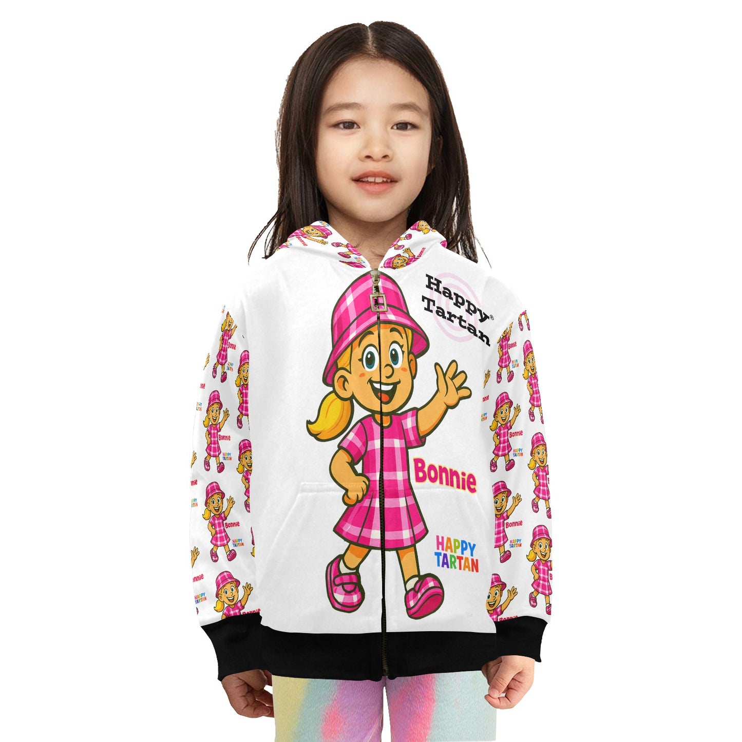 🧥 Bonnie's Little Girls’ Zip-Up Hoodie 🧥 Age 2 - 7 Years
