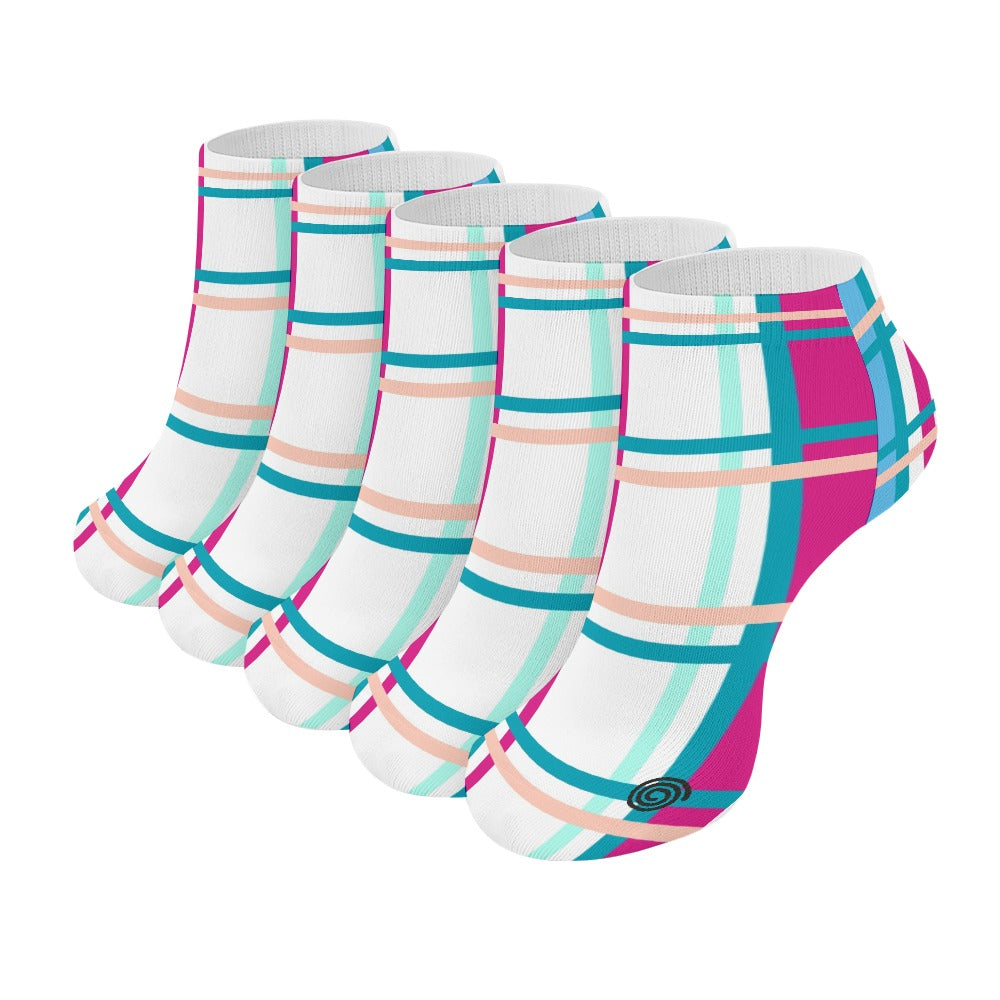 Kids Tartan Socks (5 Pairs) – 'Ascog Bay, Bute' | Happy Tartan® - Happy Tartan