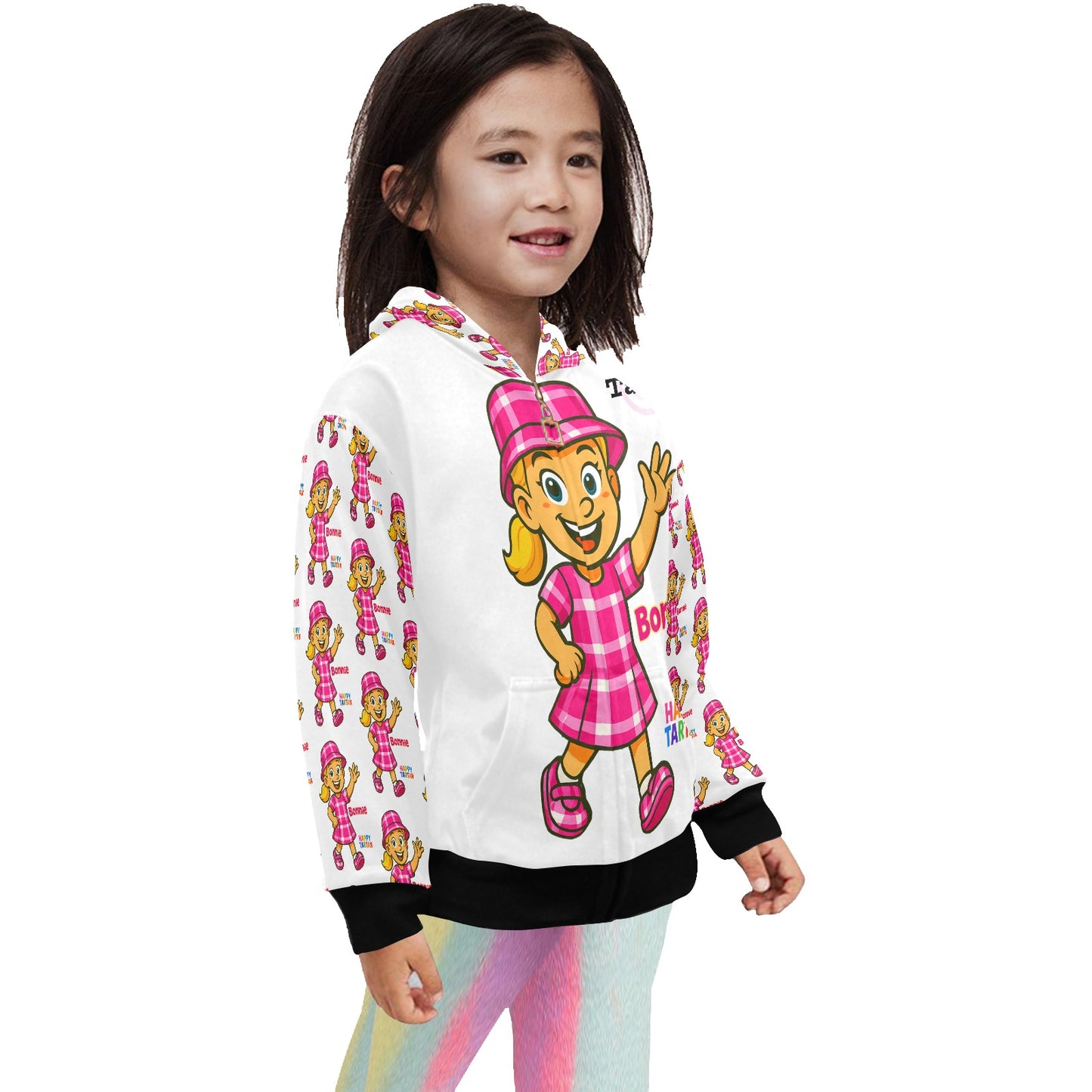 🧥 Bonnie's Little Girls’ Zip-Up Hoodie 🧥 Age 2 - 7 Years