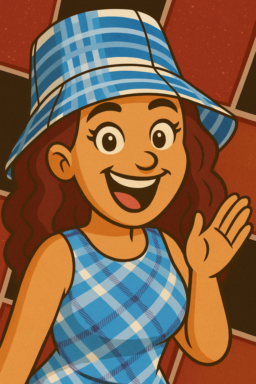 Reversible Tartan Bucket Hat – 'Jura Sky' | Happy Tartan®