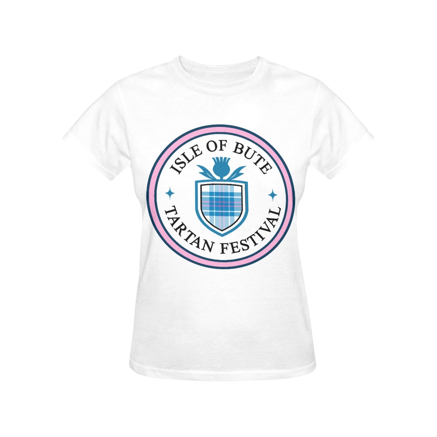 Bute Tartan Festival Women's T - Pink