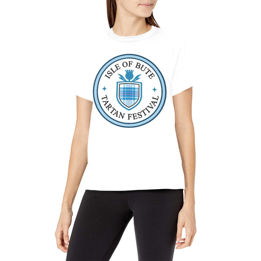 Bute Tartan Festival Women's T - Blue