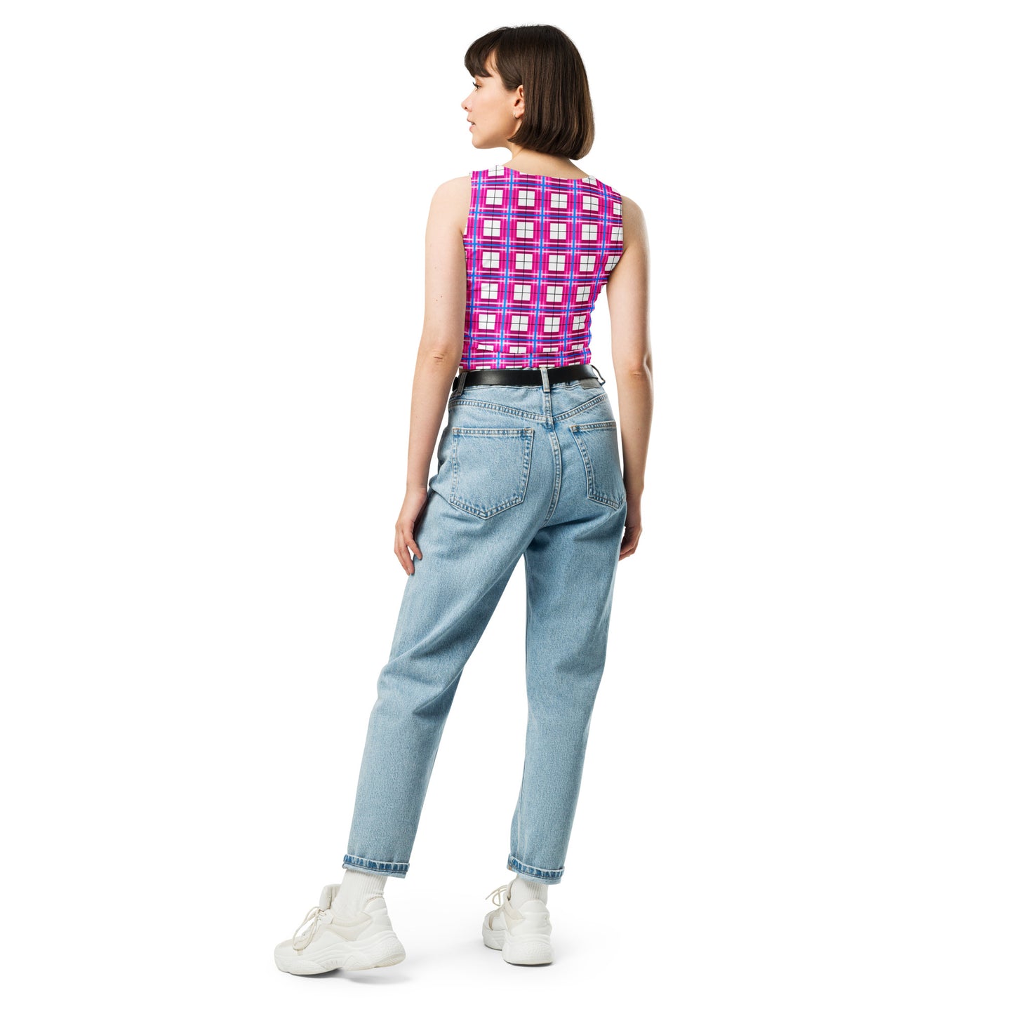 ✨'Islay Sky' Happy Tartan® Crop Top ✨ - Happy Tartan
