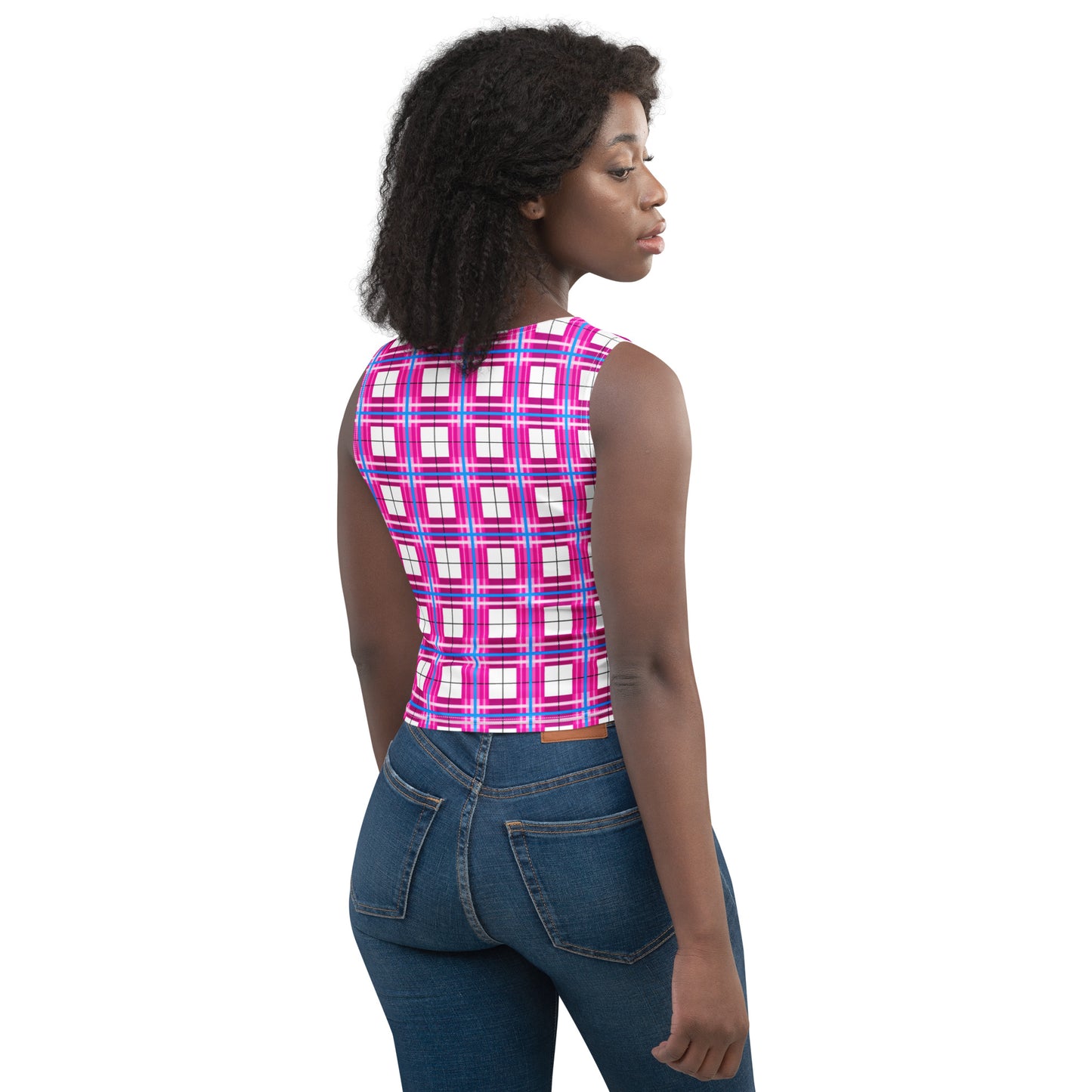 ✨'Islay Sky' Happy Tartan® Crop Top ✨ - Happy Tartan