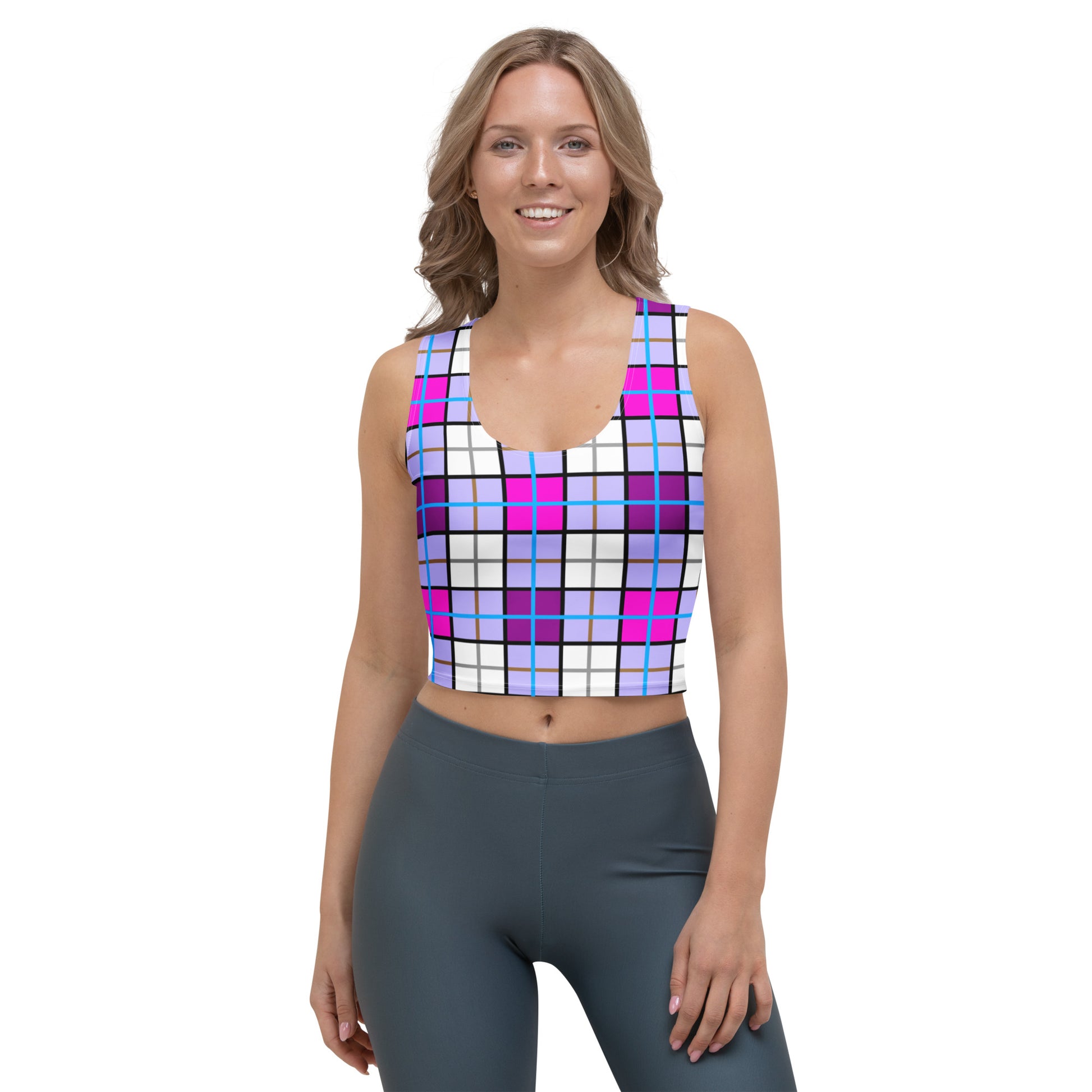 ✨Clyde Sky Sweet Happy Tartan® Crop Top✨ - Happy Tartan