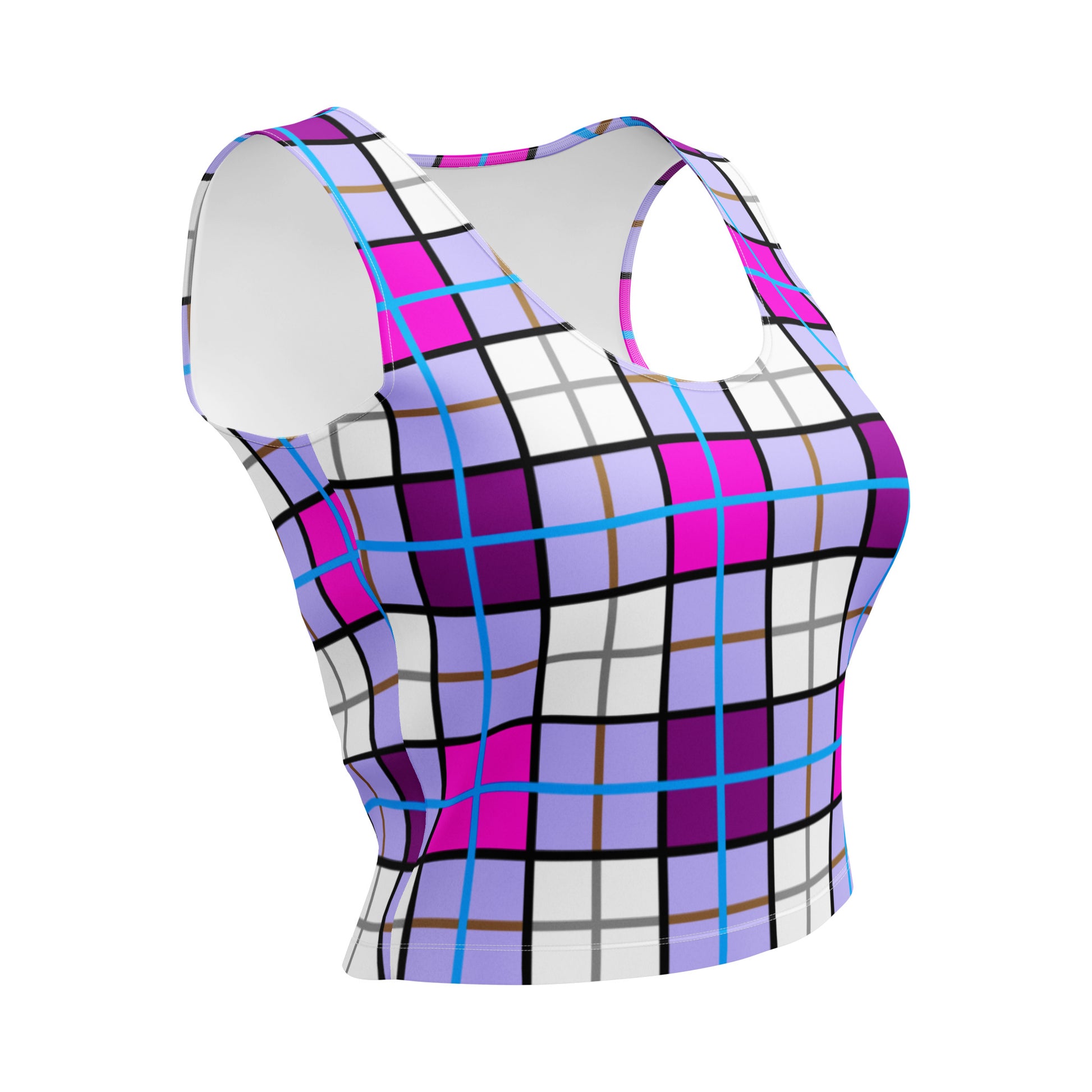 ✨Clyde Sky Sweet Happy Tartan® Crop Top✨ - Happy Tartan