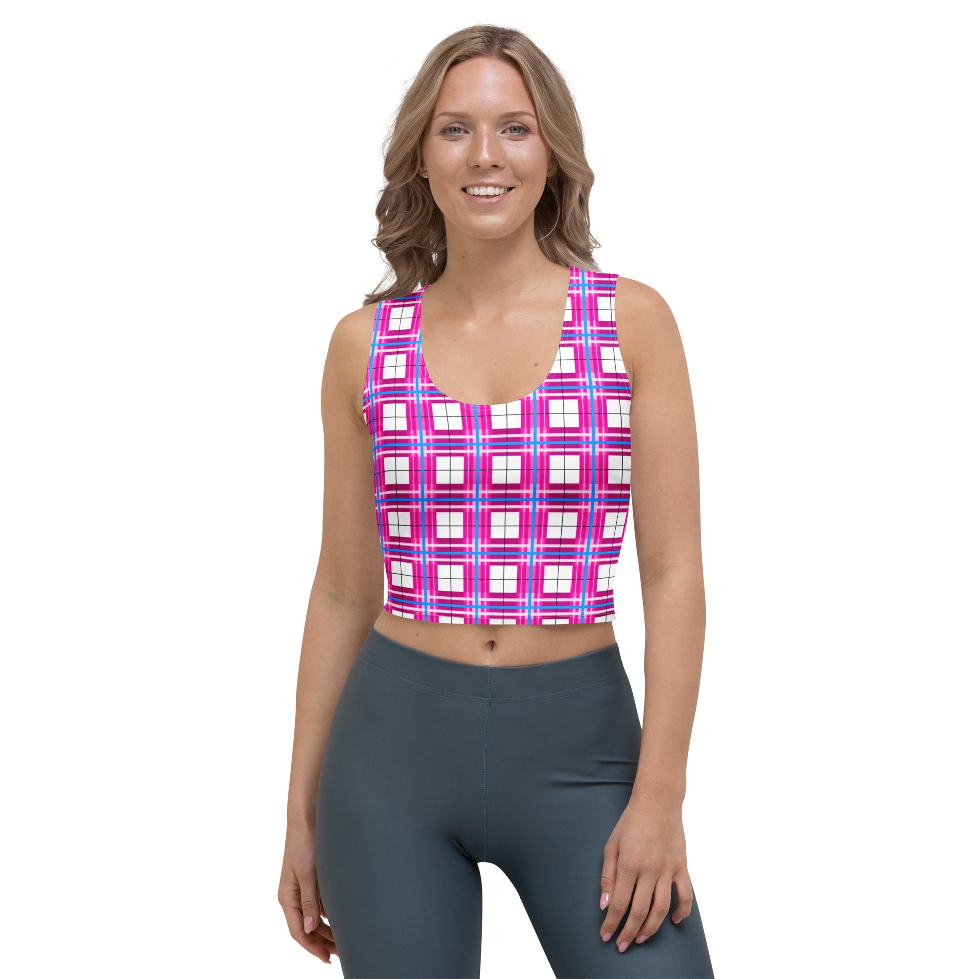 ✨'Islay Sky' Happy Tartan® Crop Top ✨ - Happy Tartan