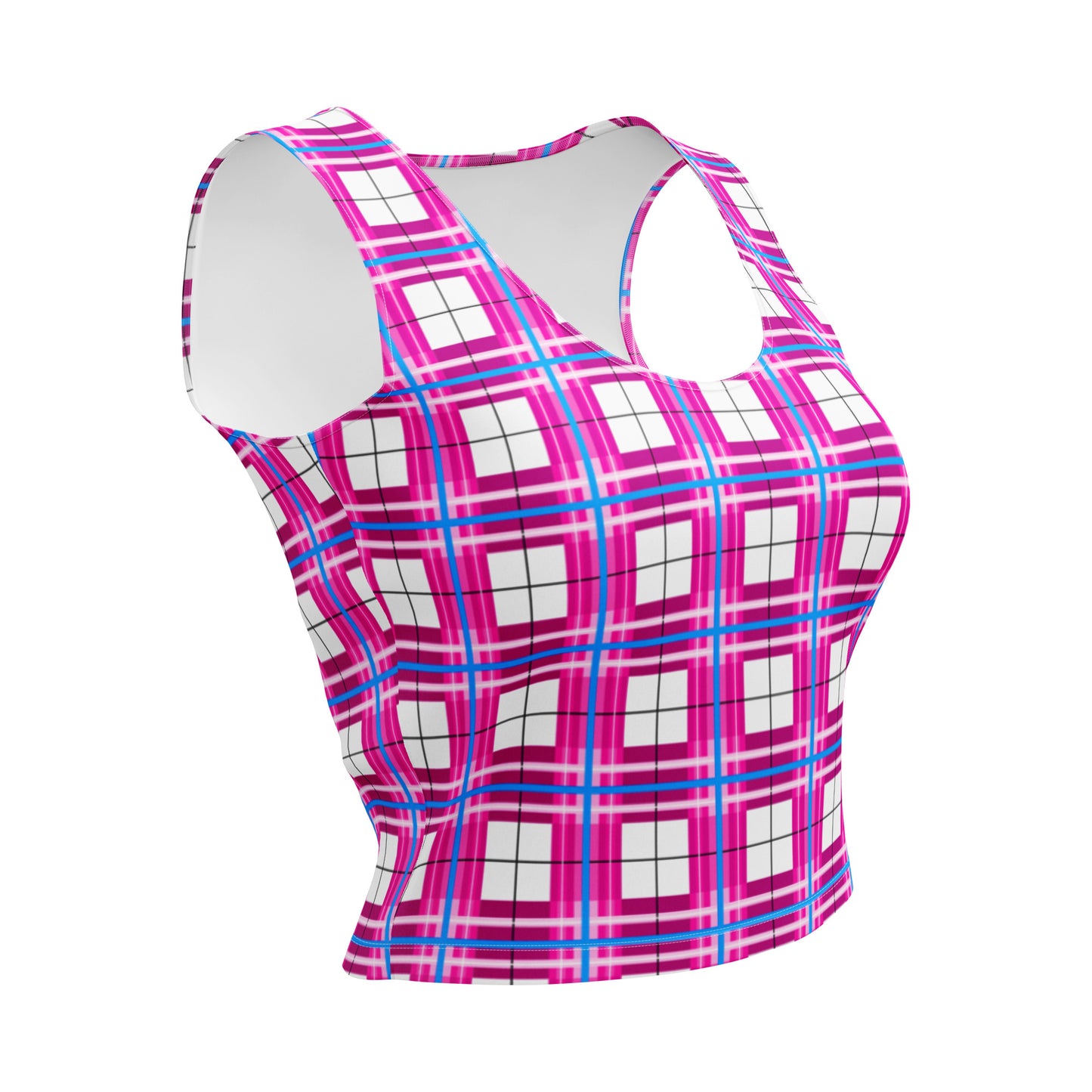✨'Islay Sky' Happy Tartan® Crop Top ✨ - Happy Tartan