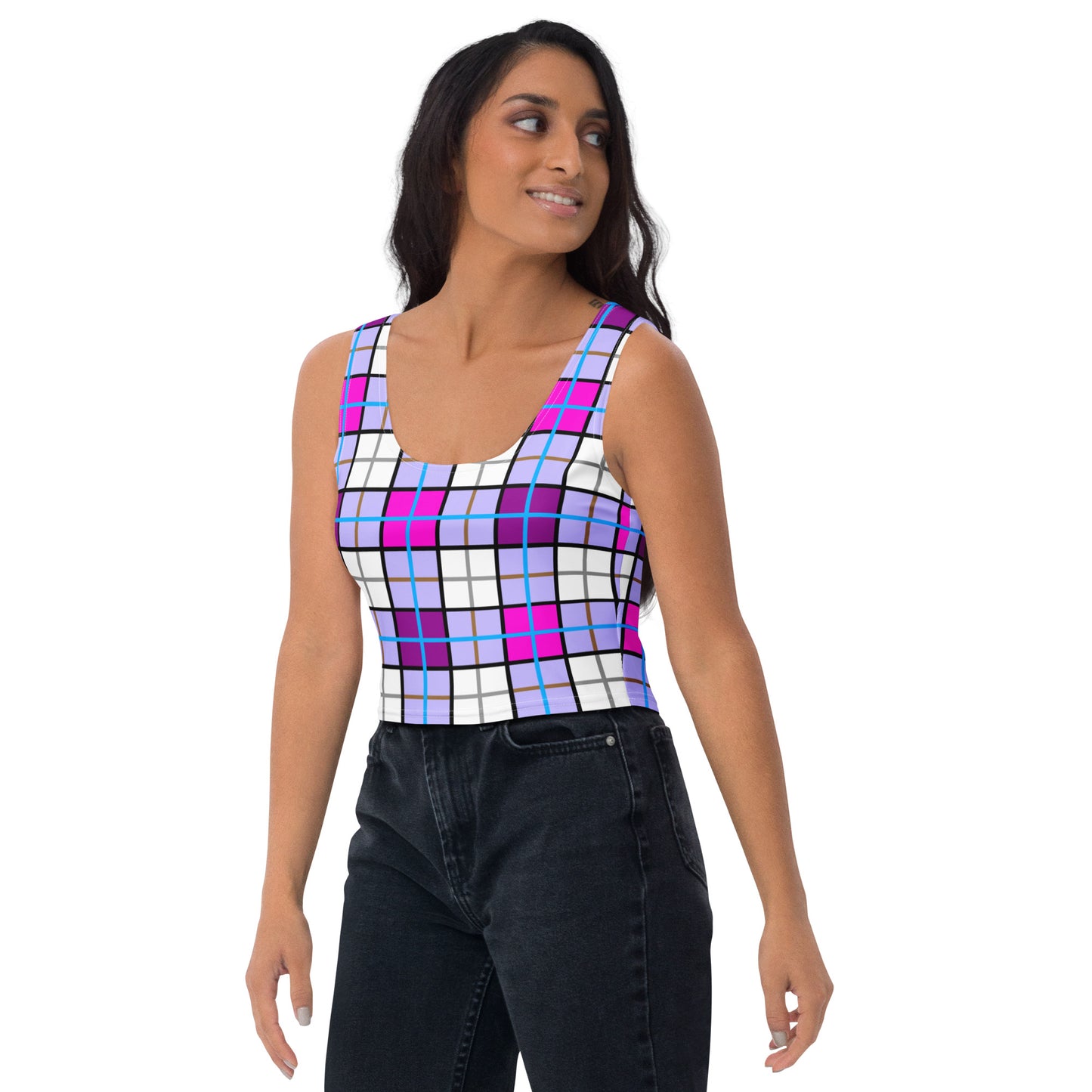 ✨Clyde Sky Sweet Happy Tartan® Crop Top✨ - Happy Tartan