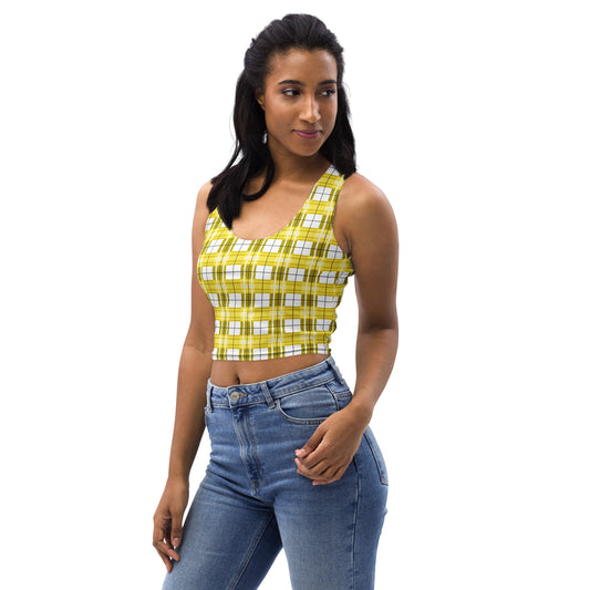 ✨'Staffa Sky' Happy Tartan® Crop Top ✨ - Happy Tartan