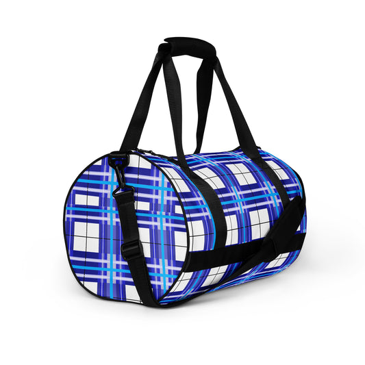 ✨'Cumbrae Sky' Happy Tartan® Gym Bag✨ - Happy Tartan
