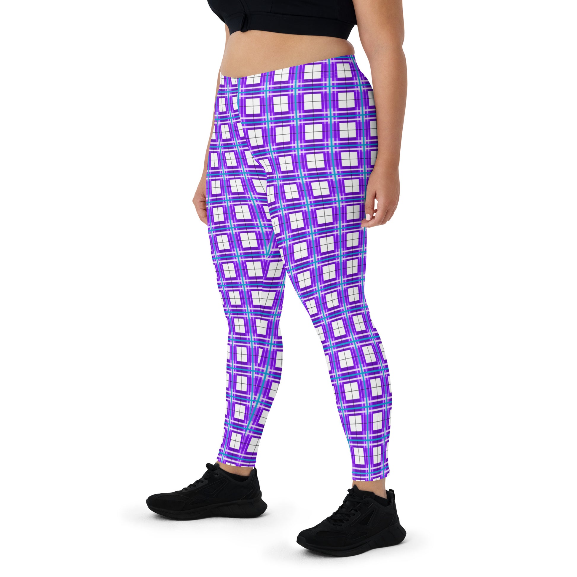 ✨'Gigha Sky' Happy Tartan® Ladies Leggings✨ - Happy Tartan