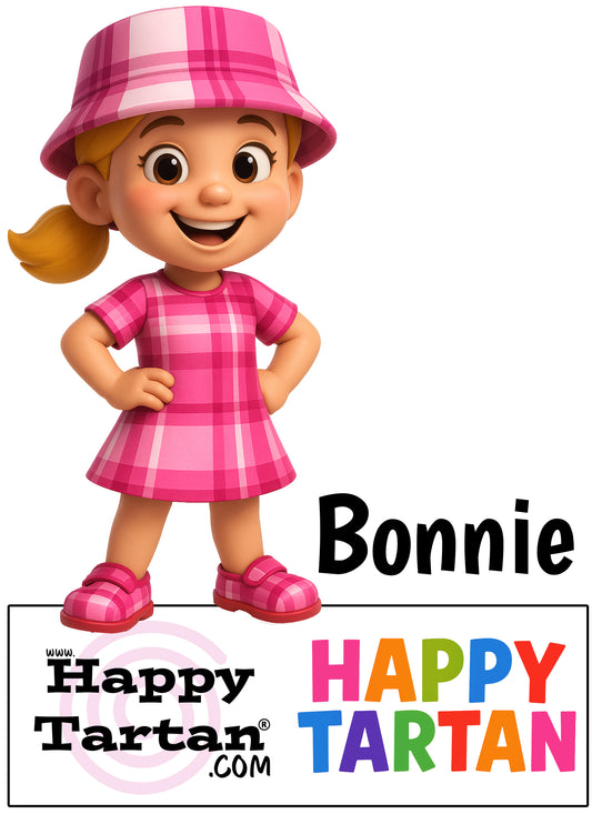 🌟 Meet Bonnie – The Bold One💗 in Arran Sky Tartan