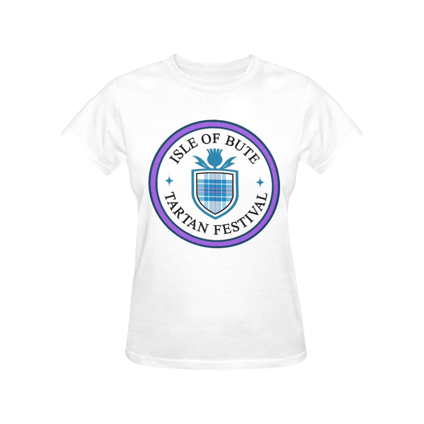 Bute Tartan Festival Women's T - Purple
