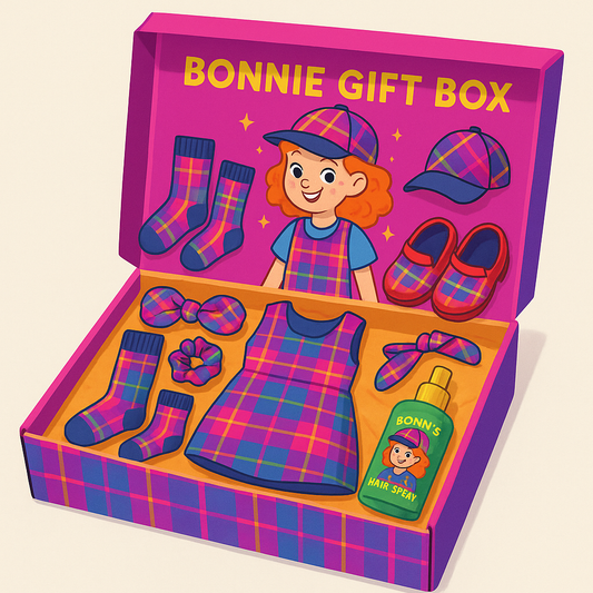 Bonnie Gift Box #3 - dress - clogs - socks