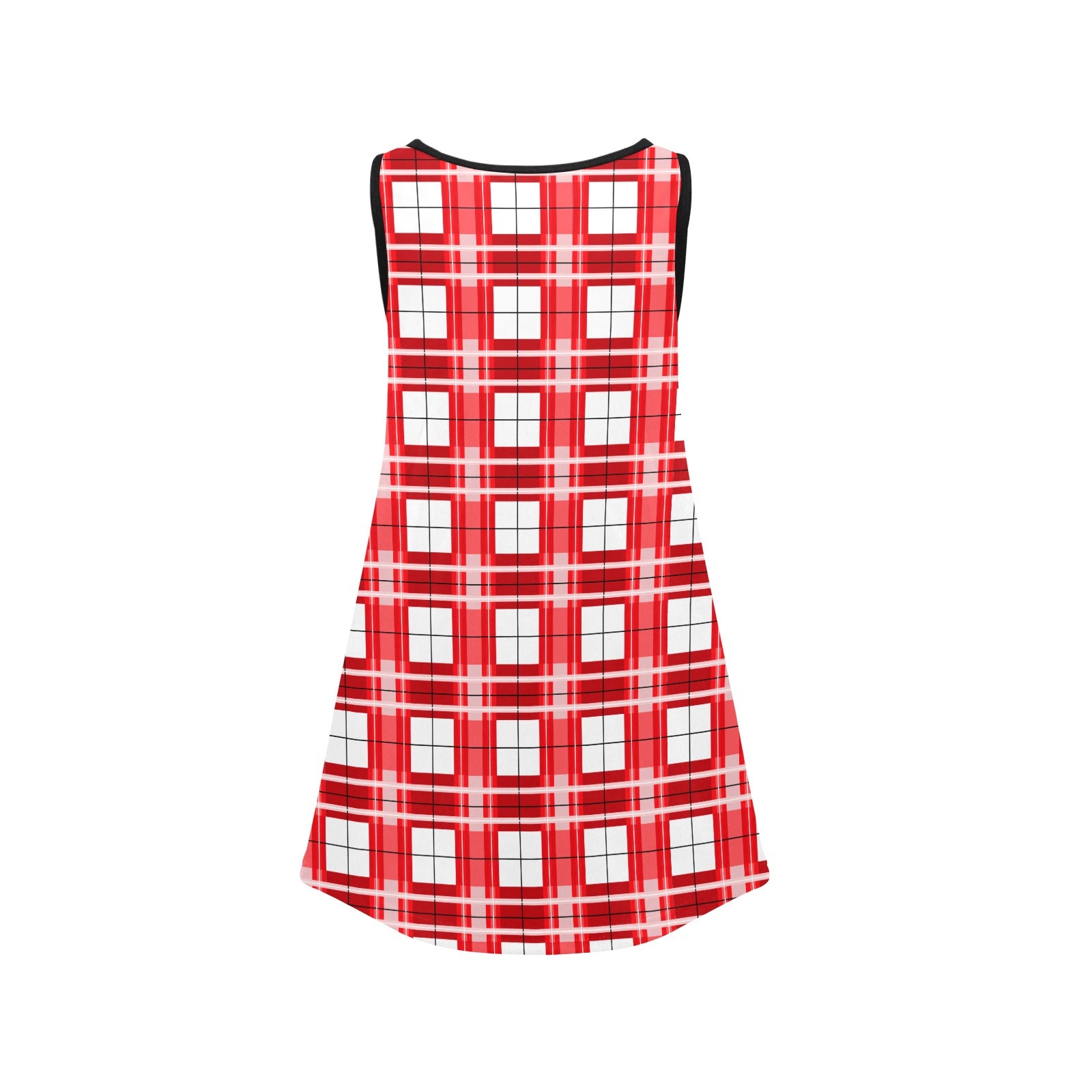 Girls' Sleeveless Dress – Mull Sky Tartan | Happy Tartan® - Happy Tartan