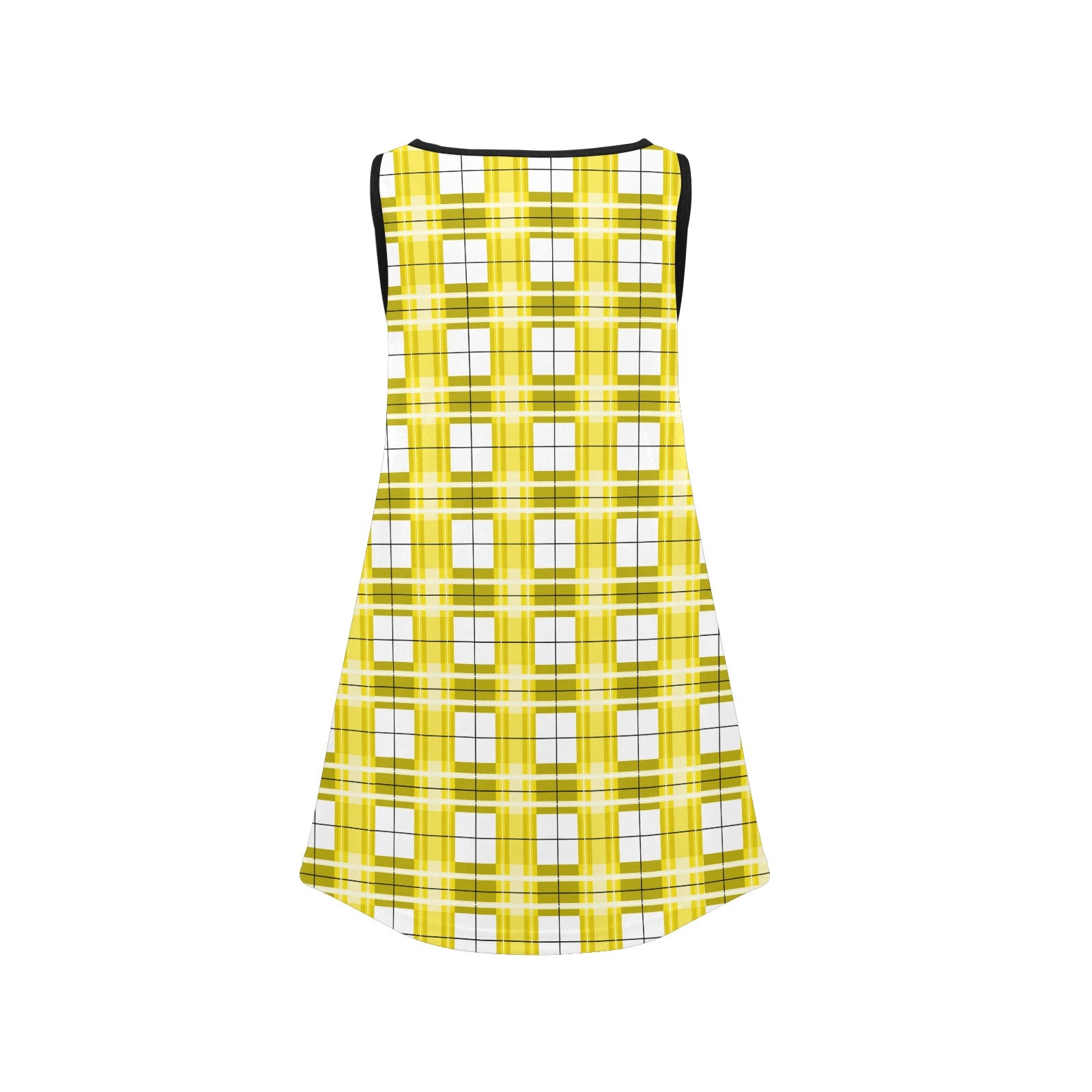 Girls' Sleeveless Dress – Staffa Sky Tartan | Happy Tartan® - Happy Tartan