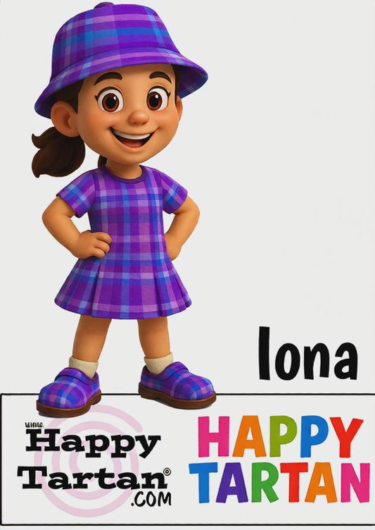 🌟 Iona - A Happy Tartan Girl 🌟